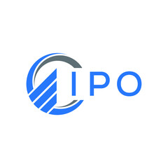 IPO letter logo design on white background. IPO creative initials letter logo concept. IPO letter design. 