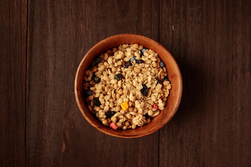Obraz na płótnie Canvas Breakfast cereal on the table
