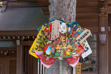 酉の市　熊手　神社　縁起物　商売繁盛　縁日