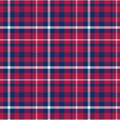 Plaid Seamless. Pastel gingham pattern. Background for memory day, independens usa. Wallpaper, blanket.