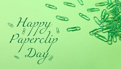 Greeting card for National Paperclip Day