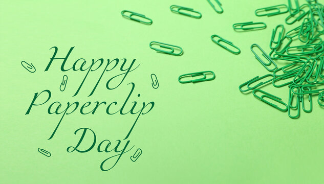 Greeting card for National Paperclip Day