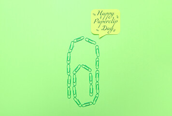 Greeting card for National Paperclip Day