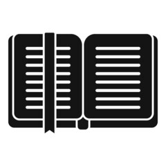 Bookmark mark icon simple vector. Book favorite