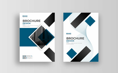 Brochure template flyer design vector .Corporate business presentation brochure template, a4 brochure design template 