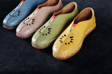 Naklejka premium women's shoes in various colors