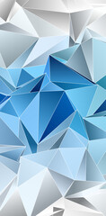 Fototapeta premium Abstract Low-Poly background. triangulated texture. Design 3d. Polygonal geometrical pattern. Triangular modern style