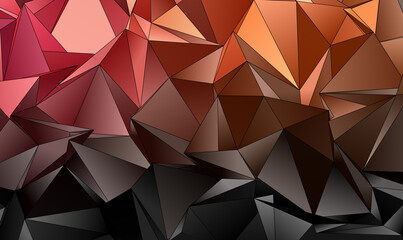 Abstract Low-Poly background. triangulated texture. Design 3d. Polygonal geometrical pattern. Triangular modern style