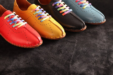 women's shoes in various colors