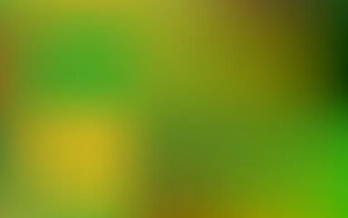 Light green, yellow vector abstract blur layout.