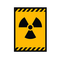 Fototapeta premium vector symbols and signs of nuclear, danger, hazard.