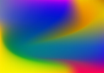 Abstract blurred gradient background in bright colors