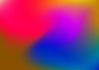 Abstract blurred gradient background in bright colors