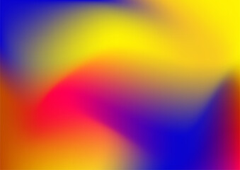 Naklejka premium Abstract blurred gradient background in bright colors