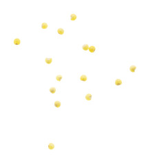 Millet groats isolated on a white background.