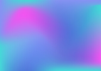 Multi colored blurred background with abstract light blurred color gradient. Smoke effect banner for your creative graphic design. Vector illustration.