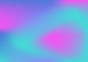 Multi colored blurred background with abstract light blurred color gradient. Smoke effect banner for your creative graphic design. Vector illustration.