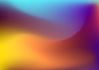 Spring summer theme blurred background with abstract light blurred color gradient. Smooth template for your graphic design. Vector illustration.