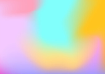 Obraz premium Spring summer theme blurred background with abstract light blurred color gradient. Smooth template for your graphic design. Vector illustration.