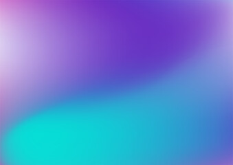 Blurred background with modern abstract blurred red pink neon orange green and dark blue gradient. Smooth template for your graphic design. Vector illustration.