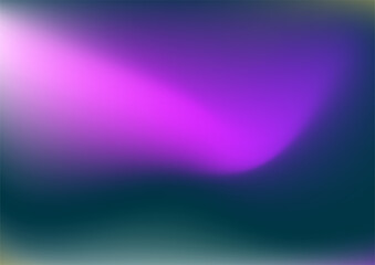 Violet blue green orange pink blurred background with modern abstract blurred purple gradient. Smooth template for your graphic design. Vector illustration.