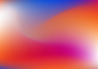 Abstract gradient blurred background with orange blue pink purple violet neon and bright colors