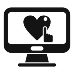 Customer trust icon simple vector. Credible review