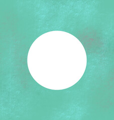 Copper green oxidized texture painting with ring frame background illustration