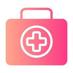 Fototapeta premium health gradient icon