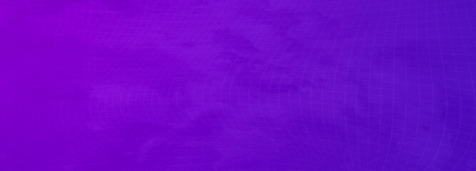 Purple blue gradient background blank. Horizontal banner or wallpaper tamplate. Copy space, place for text, text area. Bright illustration. Space metaverse web 3 technology texture	