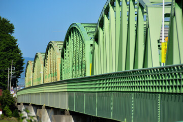 富士川橋のトラス