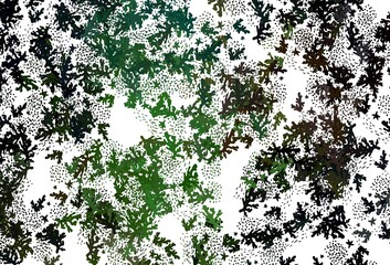 Light Green, Red vector backdrop with memphis shapes.