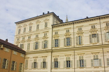 Fototapeta na wymiar Palazzo Reale (The Royal Palace) in Turin
