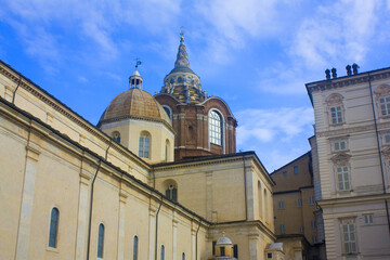 Fototapeta na wymiar Cathedral of Saint John the Baptist (Duomo) of Turin 
