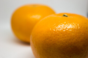orange on a white background