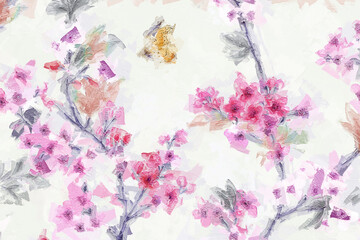 elegant beautiful rose flower illustration - 508190437
