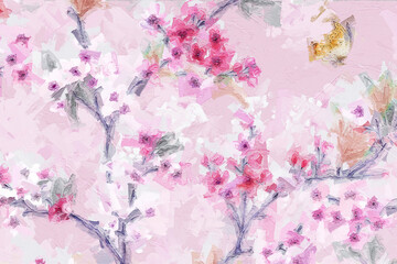 Obraz na płótnie Canvas elegant beautiful rose flower illustration