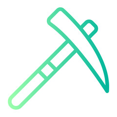 pickaxe gradient icon