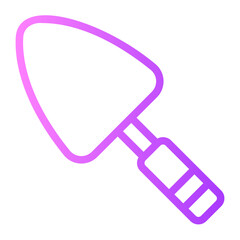 trowel gradient icon