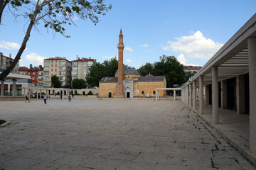 Fototapeta na wymiar Ahi Evran Complex and Ahi Evran Mosque in Kırşehir