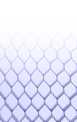 3D Honeycomb Mosaic Background. geometric mesh cell structure. Abstract background with hexagon grid. Very peri