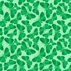 Obraz premium Summer seamless cartoon butterfly pattern for kids and gifts and cards and linens and fabrics and wrapping paper