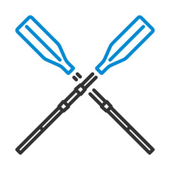 Icon Of Boat Oars