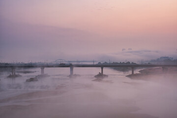 Early morning in Sejong City, South Korea