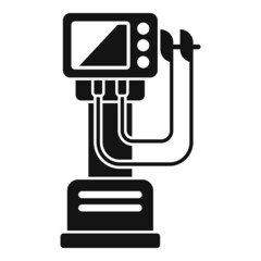 Intensive ventilator machine icon simple vector. Medical hospital