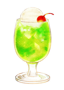メロンクリームソーダ Images Browse 75 Stock Photos Vectors And Video Adobe Stock