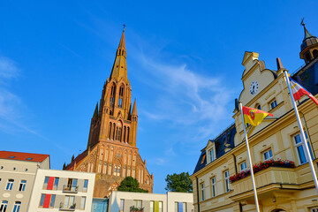 Hanseatic Town of Demmin, Mecklenburg-Western Pomerania, Germany