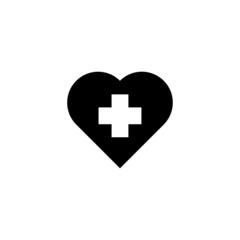 Fototapeta premium Health Icon Isolated on White Artboard