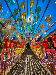 Wat Sutthawat Vipassana or Wat Suttawas Vipassana or Chao Khun Rak temple in Ayutthaya, Thailand