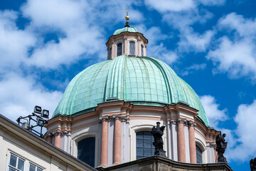 The Dome of Charles Bridge Museum in Prague, Czech Republic